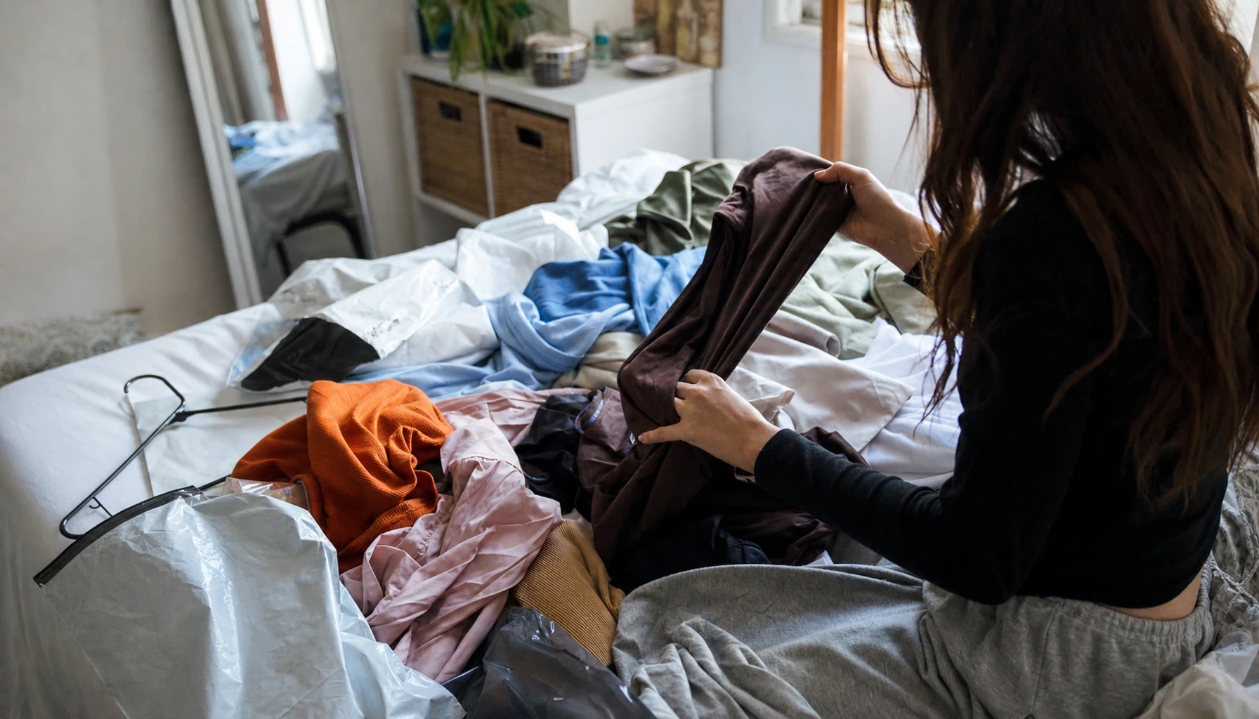 Visuel éditorial photoréaliste sur Shein est-elle passée de mode ? La vraie question est surtout de savoir quoi en faire, rubrique Mode pour Debydebo