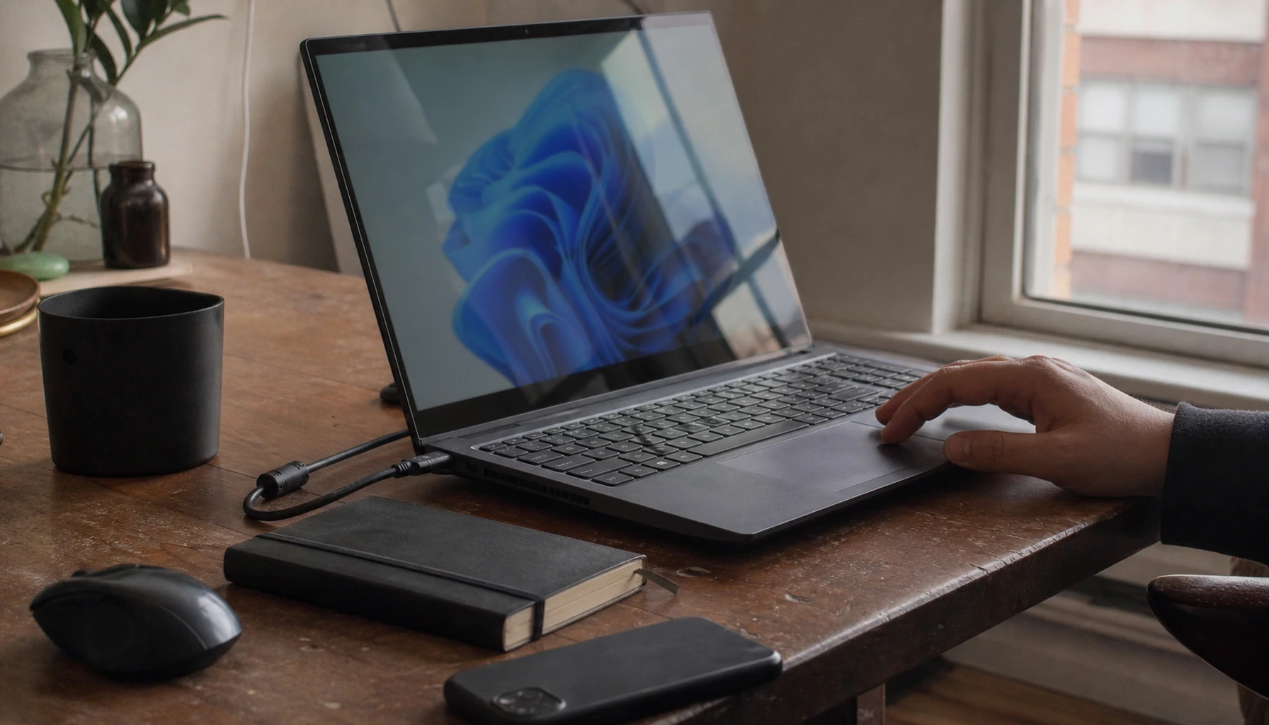 Visuel éditorial photoréaliste sur Windows 11 Low Latency Profile: faut-il vraiment l'activer ?, rubrique Mode pour Debydebo